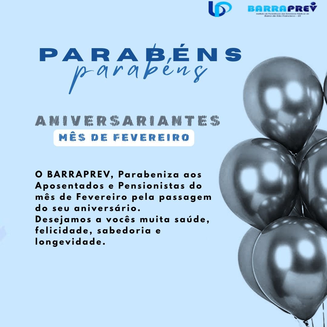ANIVERSARIANTES MÊS DE FEVEREIRO