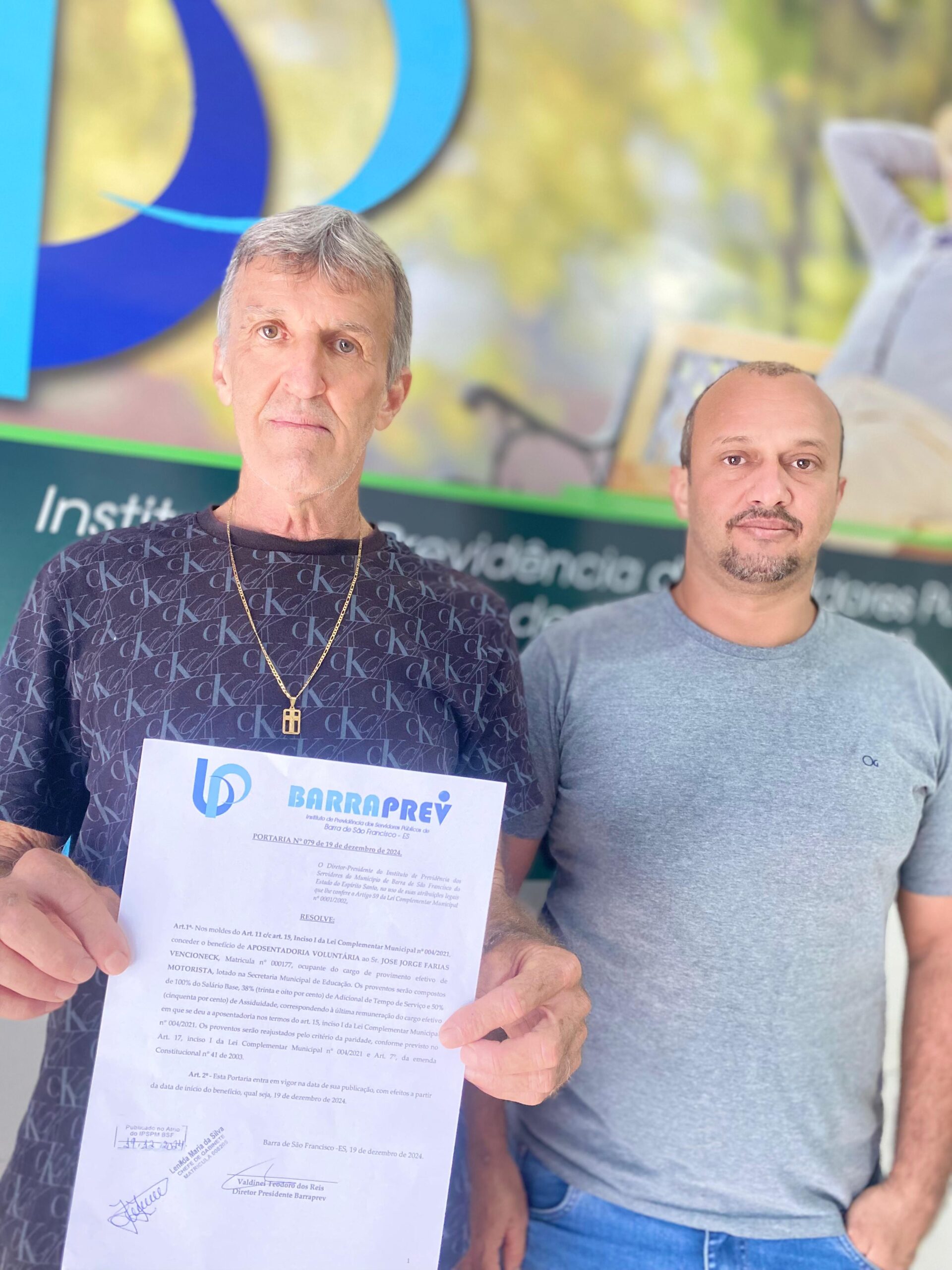Concessão da Aposentadoria do Servidor José Jorge Farias Vencioneck