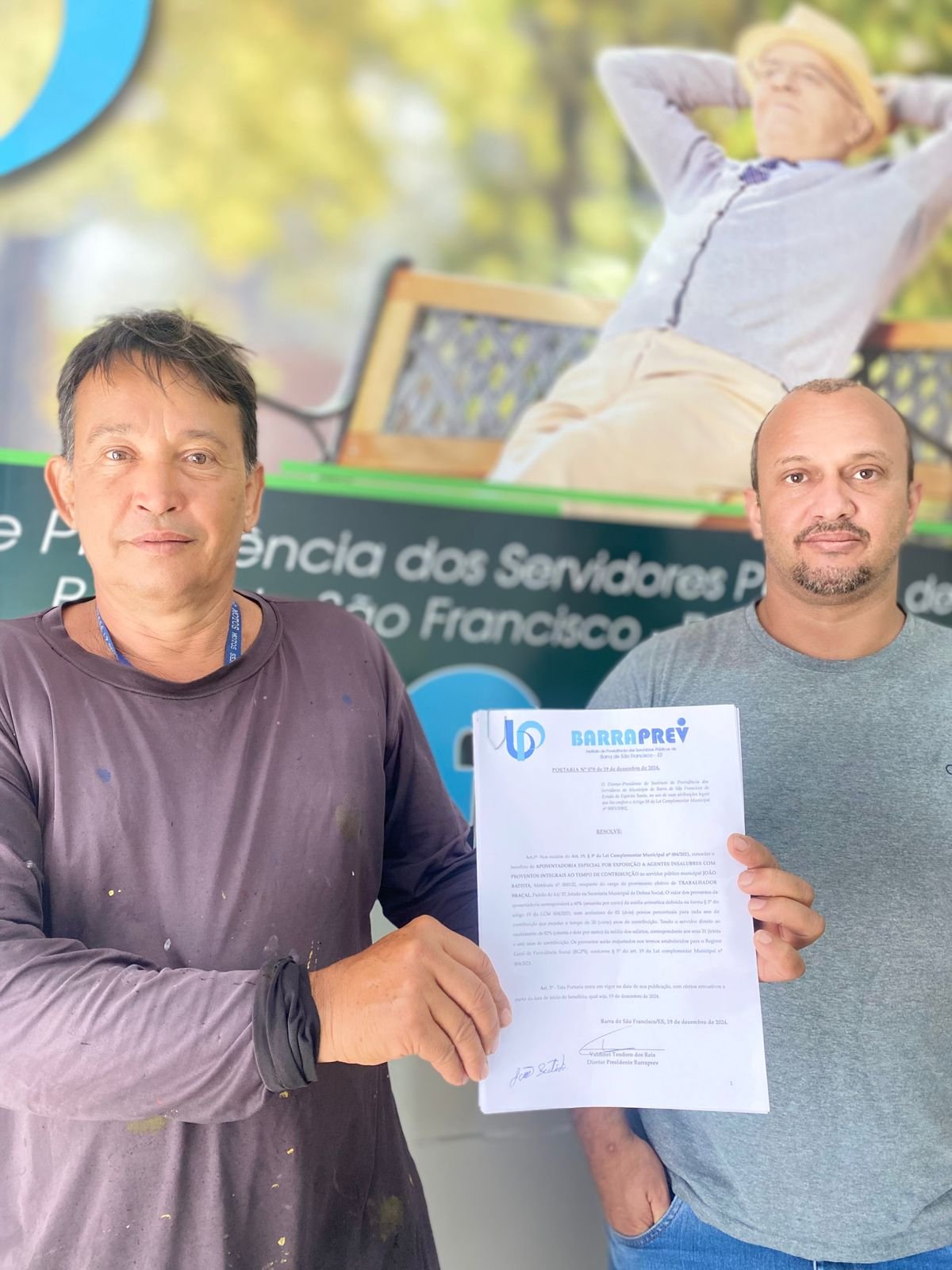 Concessão da Aposentadoria do Servidor João Batista