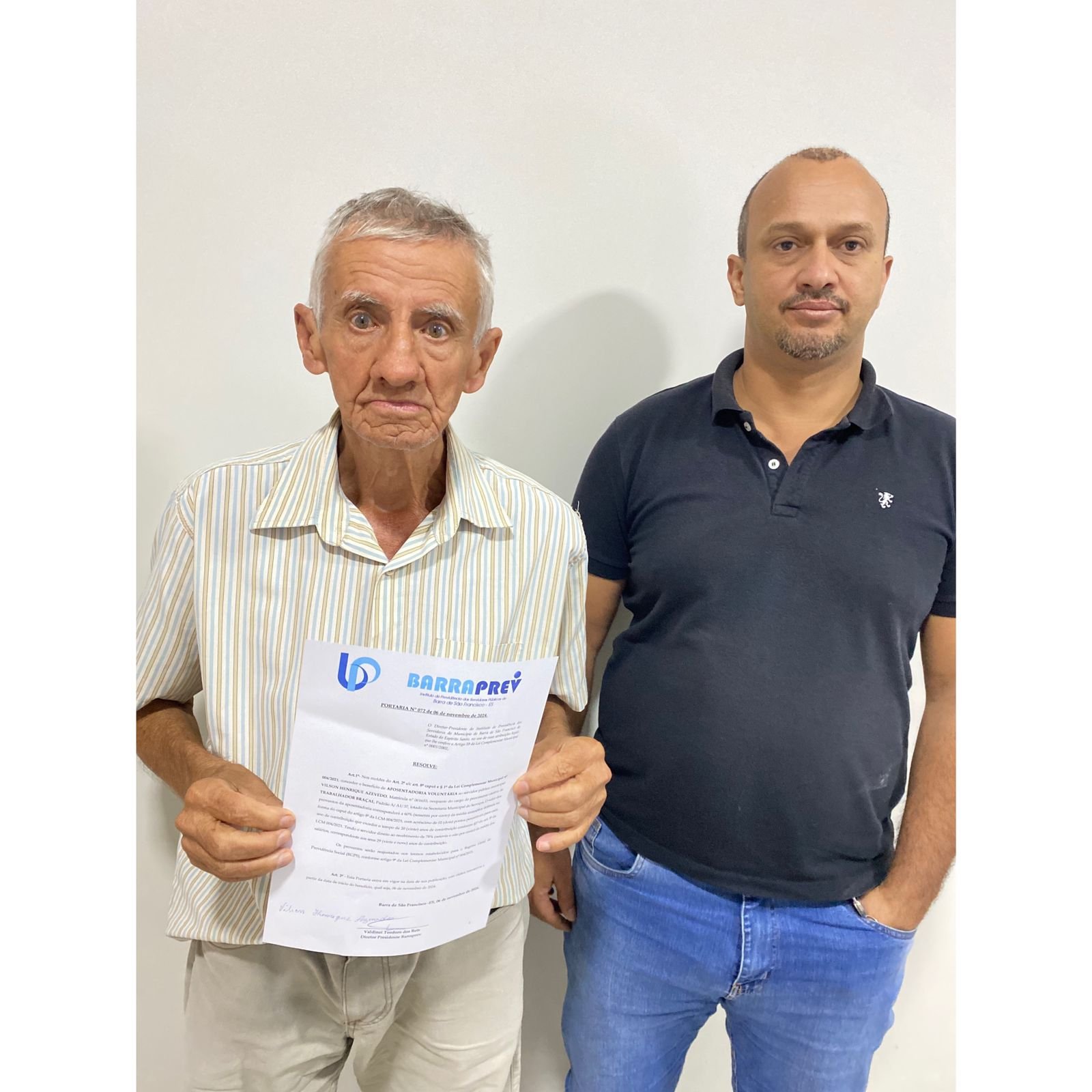 Concessão da Aposentadoria do Servidor Vilson Henrique Azevedo