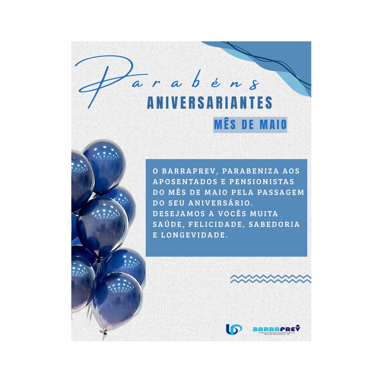 ANIVERSARIANTES DO MÊS DE MAIO