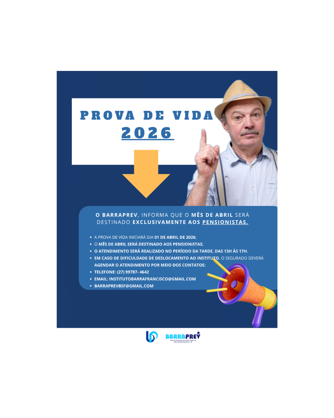 Prova de Vida – Pensionistas 2026